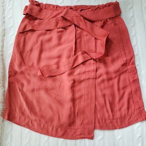 LOFT Wrap Skirt Elastic Waist